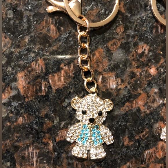 BLINGY TEDDYBEAR BAG CHARMS NEW🧸 - Picture 7 of 16